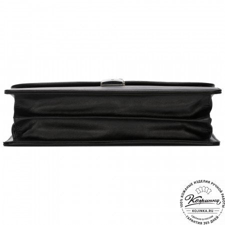 Кожаный портфель "Брест" (черный)